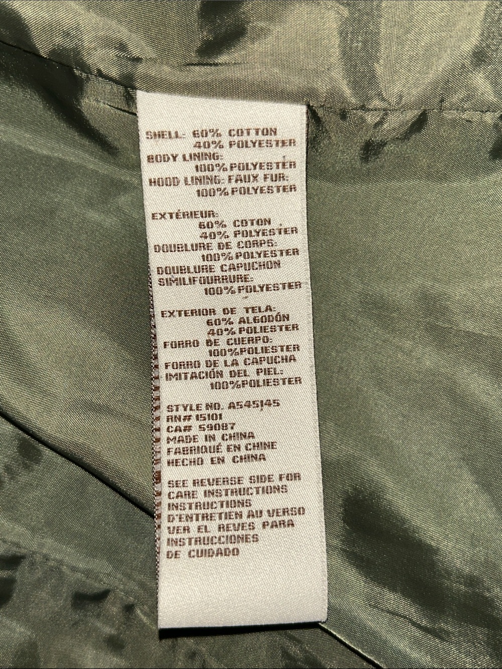 Cozy Green Coat - Picture 3 of 6